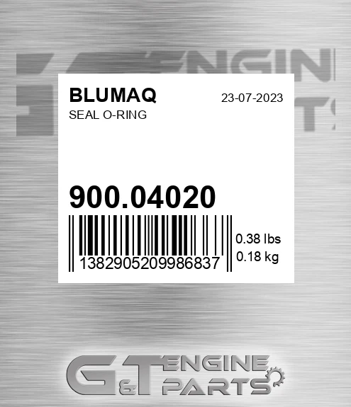 900.04020 Seal O-ring for BLUMAQ