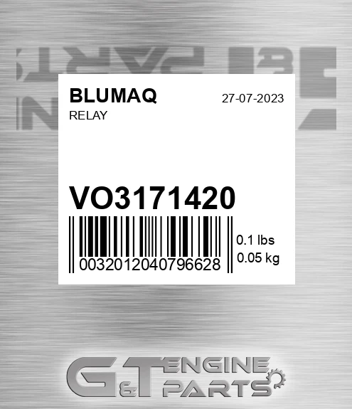 VO3171420 Relay for BLUMAQ
