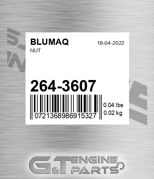 264-3607 BLUMAQ Nut