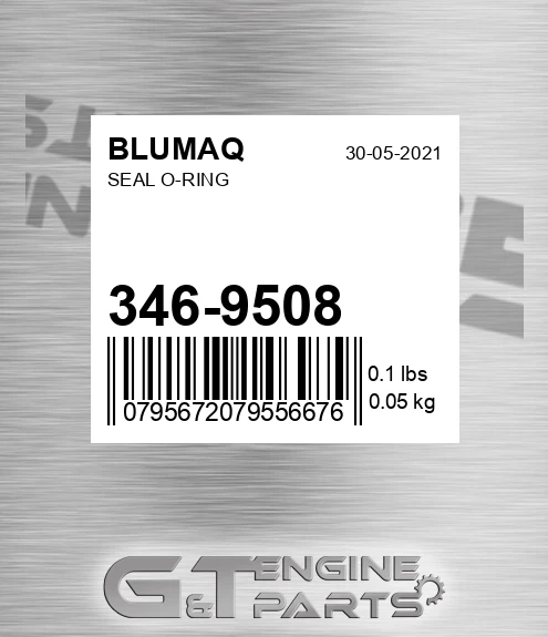 346-9508 Seal O-ring for BLUMAQ