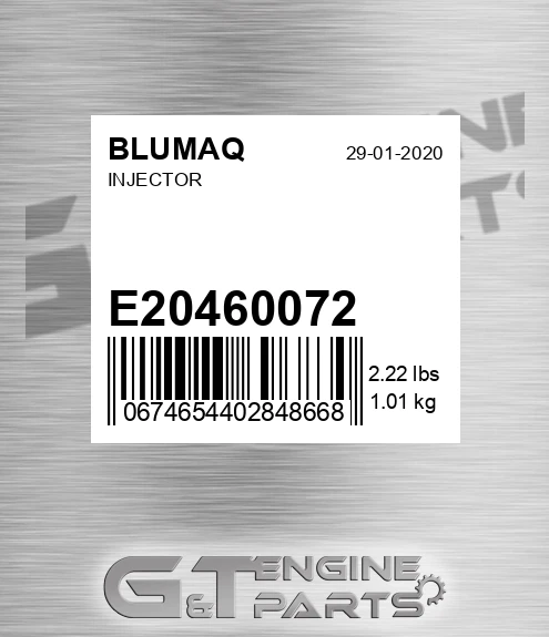 E20460072 Injector