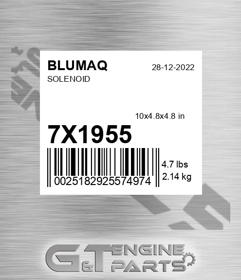 7X-1955 Solenoid for BLUMAQ