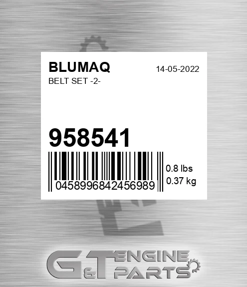 958541 Belt Set -2-