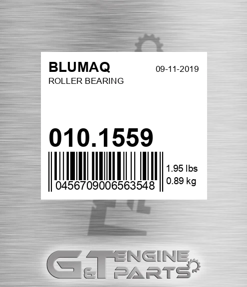 010.1559 Roller Bearing for BLUMAQ
