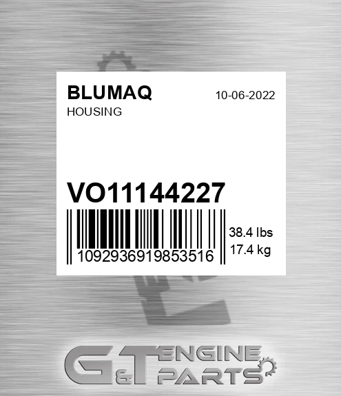 VO11144227 Housing for BLUMAQ