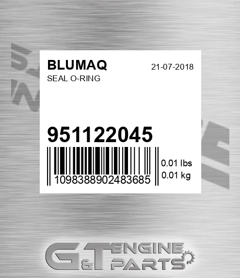951122045 Seal O-ring for BLUMAQ