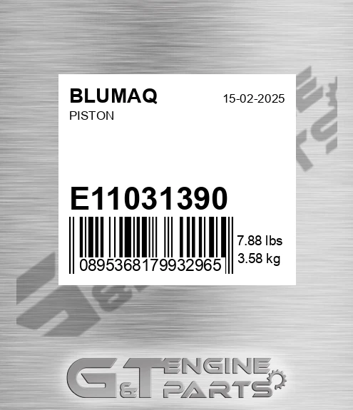 E11031390 Piston