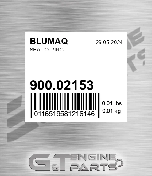 900.02153 Seal O-ring for BLUMAQ