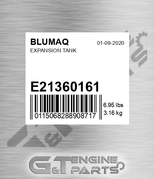 E21360161 Expansion Tank for BLUMAQ