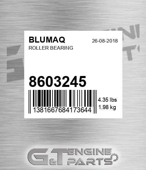 8603245 BLUMAQ Roller Bearing