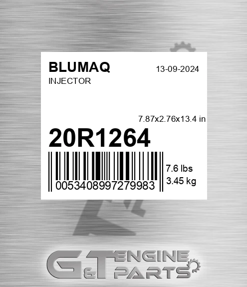 20R-1264 Injector for BLUMAQ