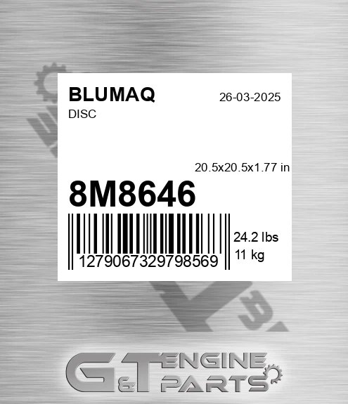 8M-8646 Disc for BLUMAQ