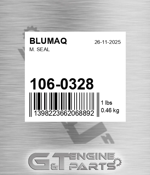 106-0328 M. Seal for BLUMAQ
