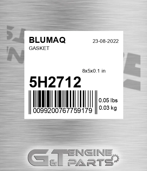 5H-2712 Gasket