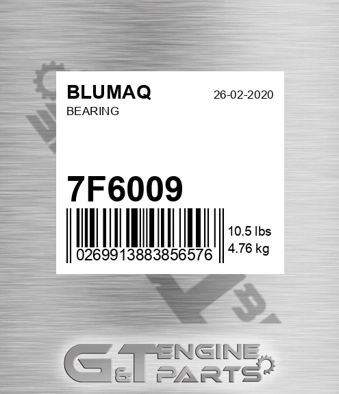 7F-6009 Bearing