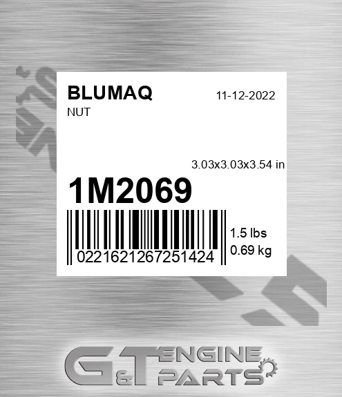 1M-2069 Nut for BLUMAQ