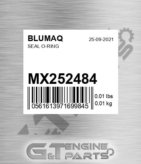 MX252484 Seal O-ring
