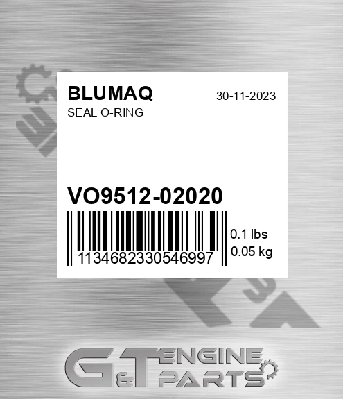 VO9512-02020 Seal O-ring for BLUMAQ