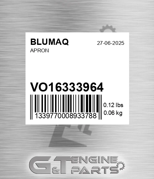 VO16333964 Apron for BLUMAQ