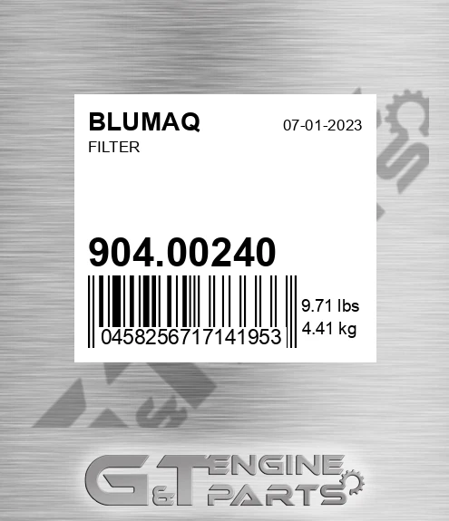 904.00240 Filter for BLUMAQ