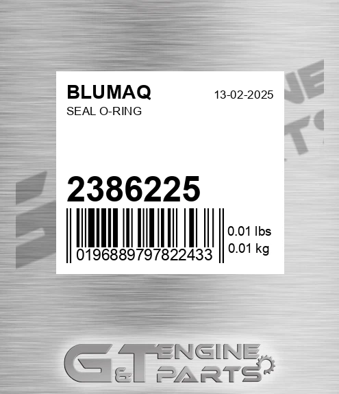 238-6225 BLUMAQ Seal O-ring
