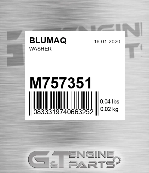 M75735.1 Washer