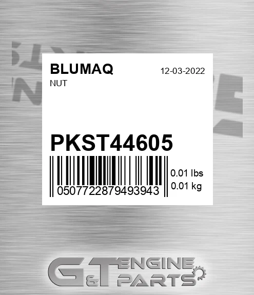PKST44605 Nut for BLUMAQ