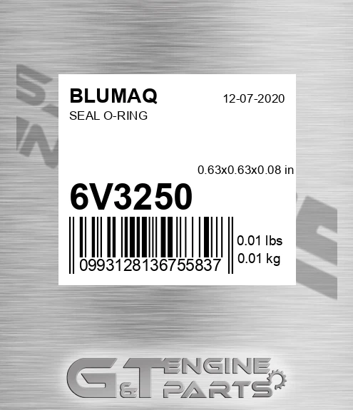 6V-3250 Seal O-ring for BLUMAQ
