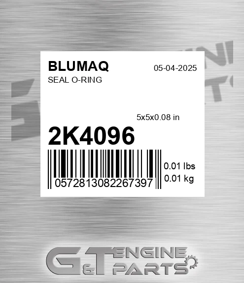 2K-4096 Seal O-ring