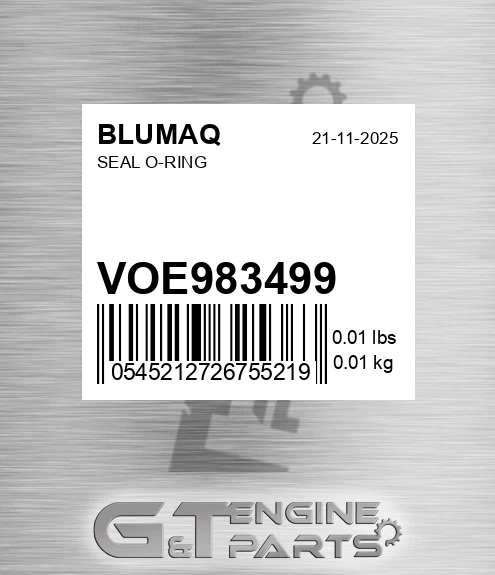 VOE983499 Seal O-ring for BLUMAQ