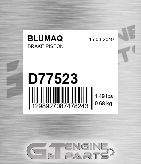 D77523 Brake Piston