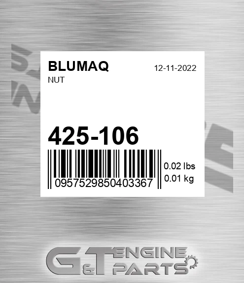 425-106 Nut