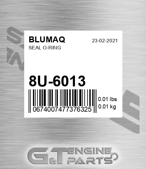 8U-6013 Seal O-ring for BLUMAQ