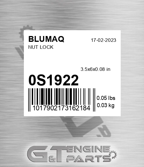 0S-1922 BLUMAQ Nut Lock
