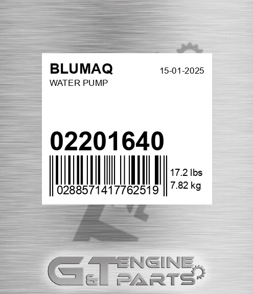 02201640 BLUMAQ Water Pump
