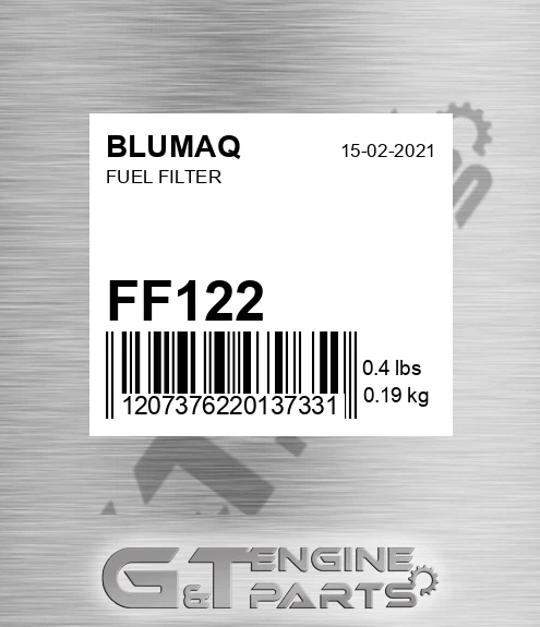 FF122 BLUMAQ Fuel Filter