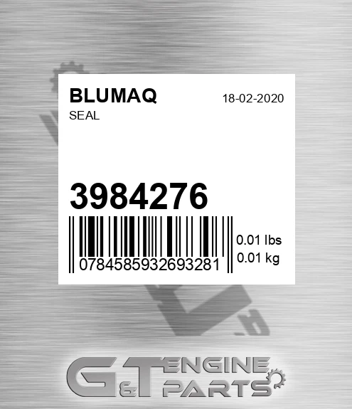 3984276 Seal for BLUMAQ
