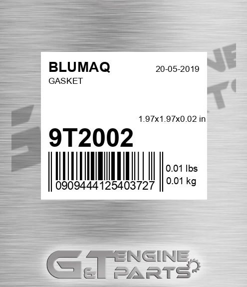 9T-2002 Gasket