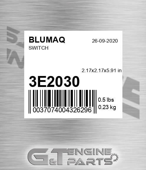 3E-2030 Switch for BLUMAQ