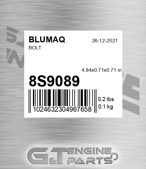 8S-9089 Bolt for BLUMAQ