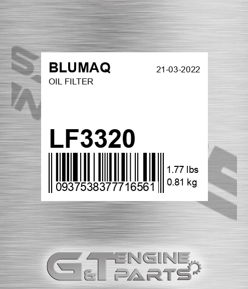 LF3320 Oil Filter