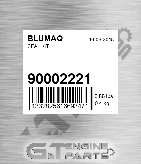 900.02221 Seal Kit for BLUMAQ