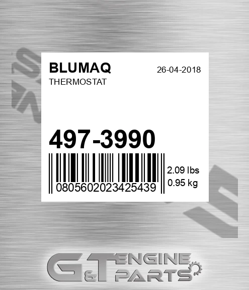 497-3990 Thermostat for BLUMAQ