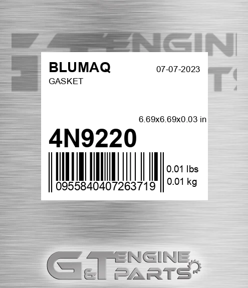 4N-9220 Gasket for BLUMAQ