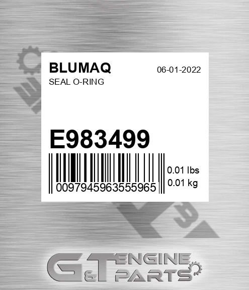 E983499 Seal O-ring for BLUMAQ