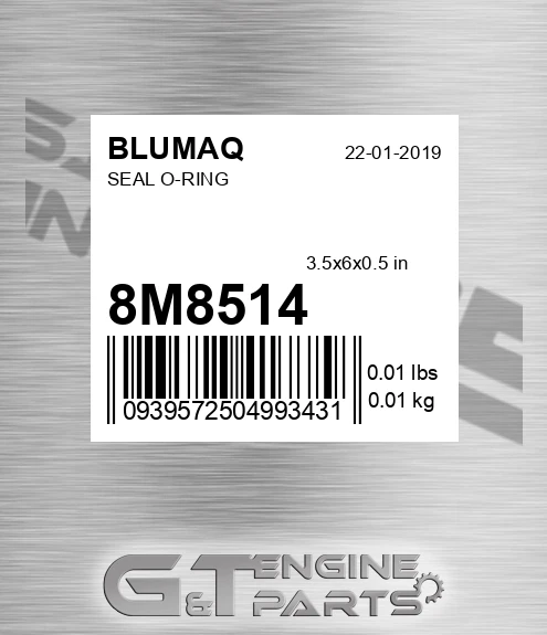 8M-8514 Seal O-ring for BLUMAQ