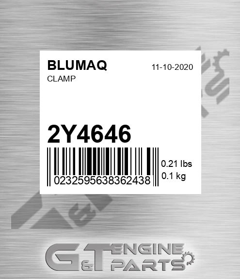 2Y-4646 Clamp for BLUMAQ