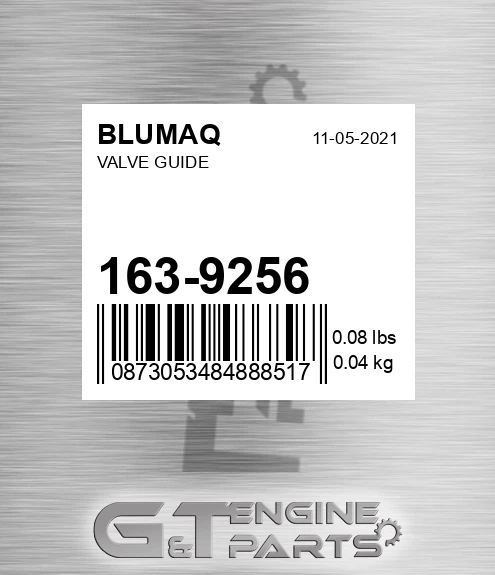 163-9256 Valve Guide for BLUMAQ