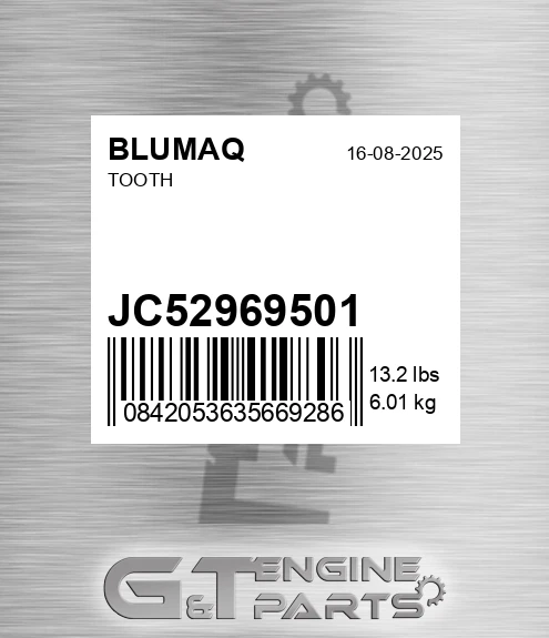 JC529/69501 Tooth for BLUMAQ