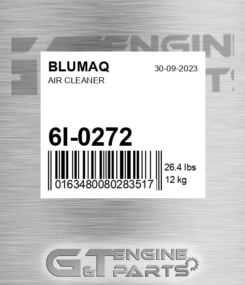 6I-0272 Air Cleaner for BLUMAQ